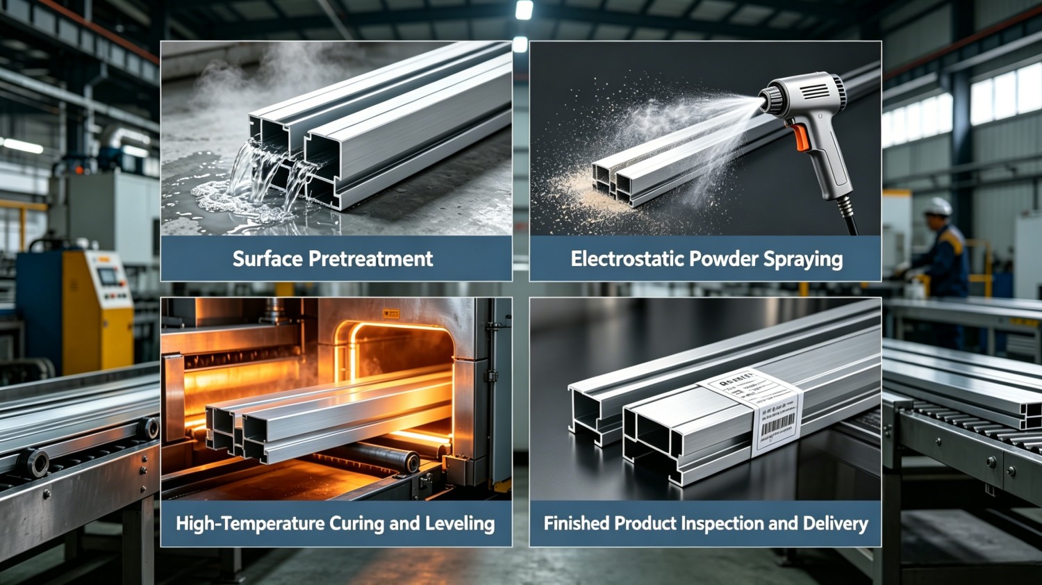 Profil Aluminium (Pintu Bangunan/Jendela/Dinding Tirai/Pagar)