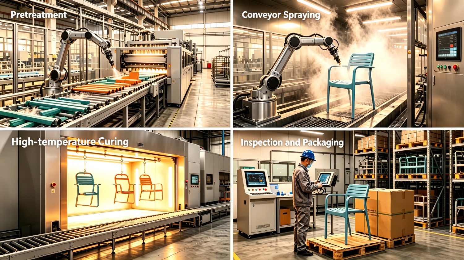 Furnitur Luar Ruangan (Meja dan Kursi Aluminium/Besi/Stainless Steel, Keranjang Gantung)